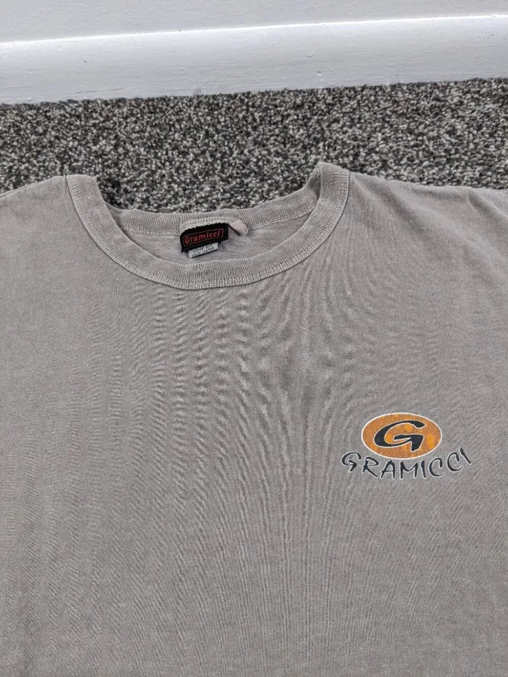 Vintage Gramicci T Shirt Big Logo Boxy Faded Mens XL Made In USA
